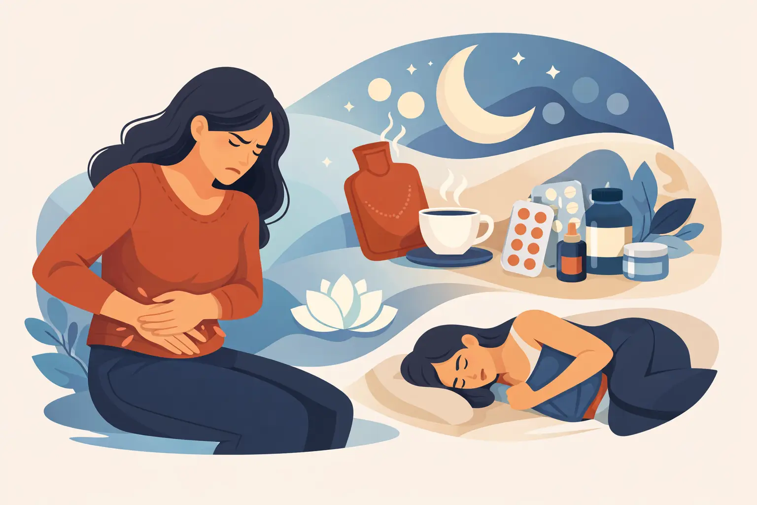 Ko rama boli mesece: kaj pomaga