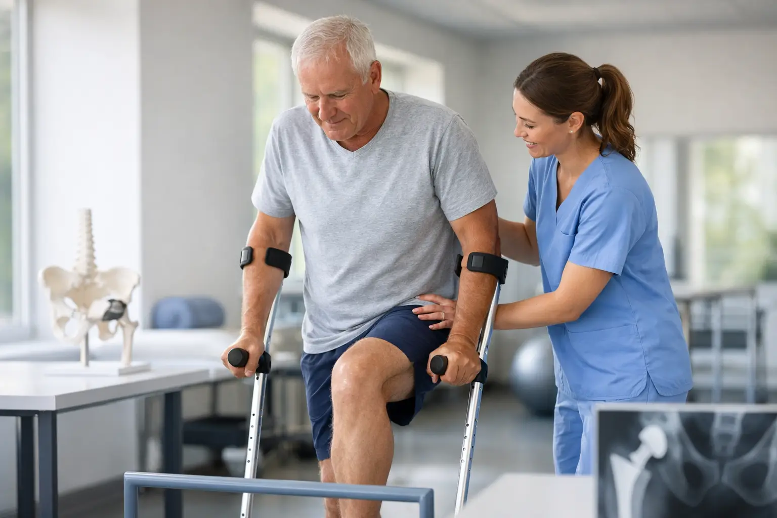 Kako poteka rehabilitacija po endoprotezi kolka